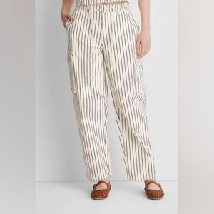 Future Collective Striped Barrel Cargo Pants